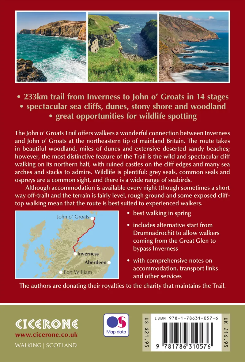 Cicerone - Walking The John O'Groats Trail  - Andy Robinson -Jay Wilson-1